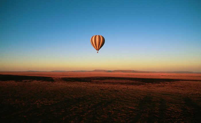 Ballon Safari at twilight